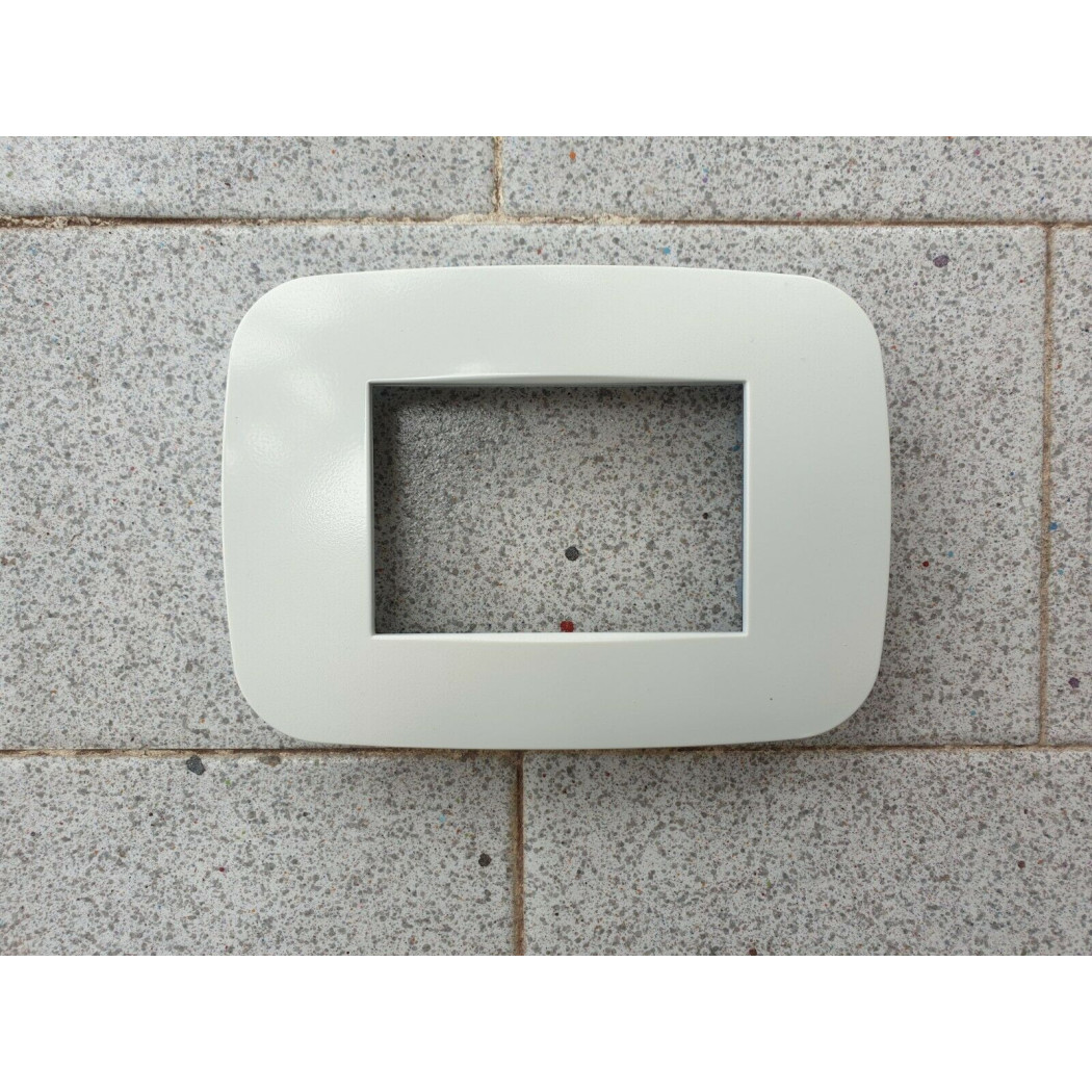 foto del prodotto trade shop placca placchetta placchette compatibili per serie axolute bticino colorate fori grigio 3 fori 