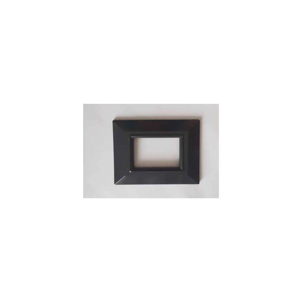 foto del prodotto trade shop placca placchetta placchette compatibili per serie axolute bticino colorate sq grigio scuro 3 fori 