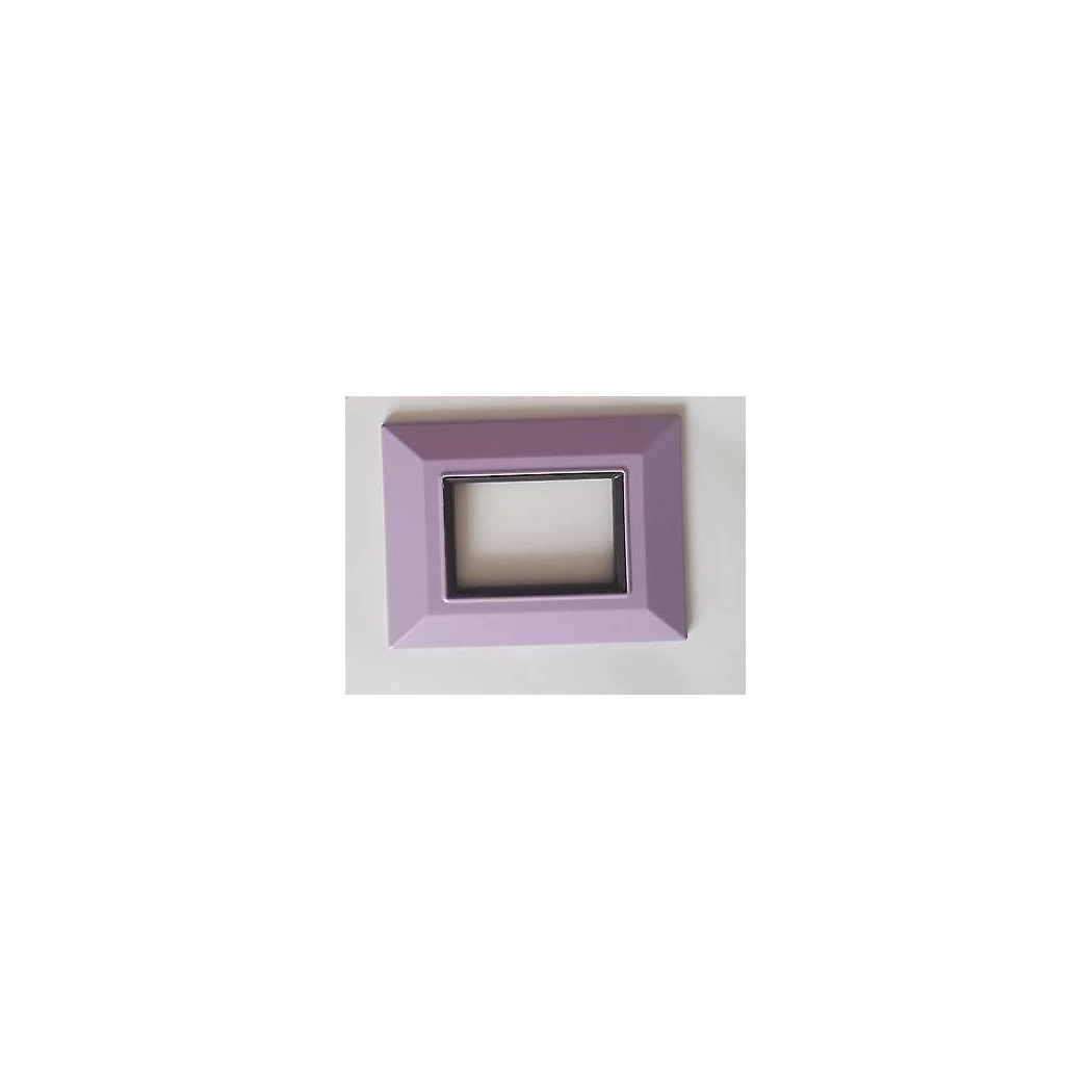 foto del prodotto trade shop placca placchetta placchette compatibili per serie axolute bticino colorate sq lilla 7 fori 
