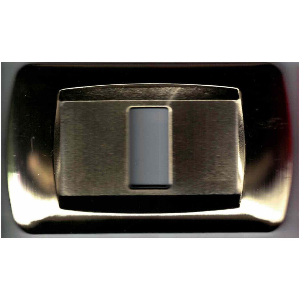 foto del prodotto trade shop placchette placche in abs serie magic bticino compatibili placca copriprese fori oro 1 foro 