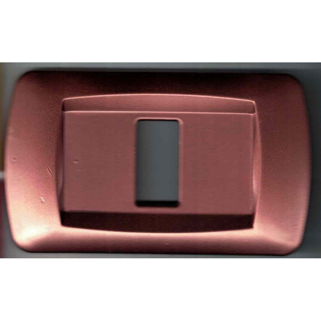 foto del prodotto trade shop placchette placche in abs serie magic bticino compatibili placca copriprese fori rame 1 foro 