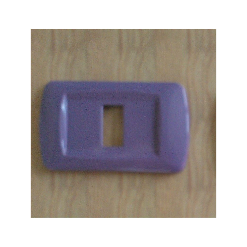 foto del prodotto trade shop placchette placche in abs serie magic bticino compatibili placca copriprese fori viola 2 fori 