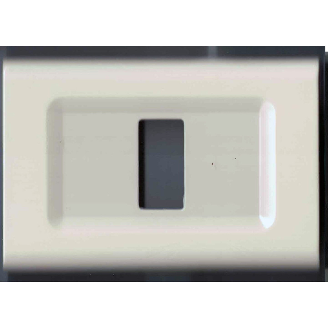 foto del prodotto trade shop placchette placche in abs serie magic elite bticino compatibili color copriprese bianco 5 fori 