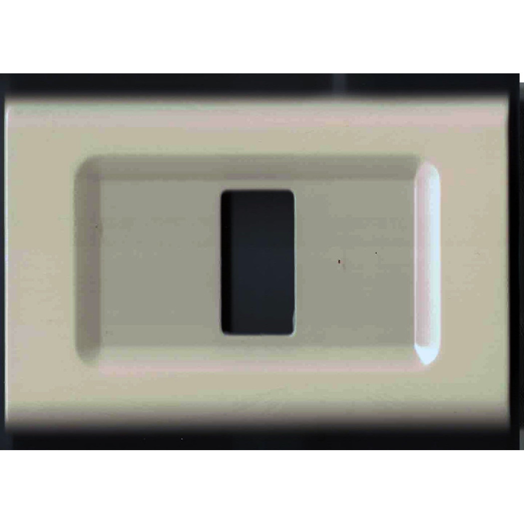 foto del prodotto trade shop placchette placche in abs serie magic elite bticino compatibili color copriprese bianco opaco 2 fori 