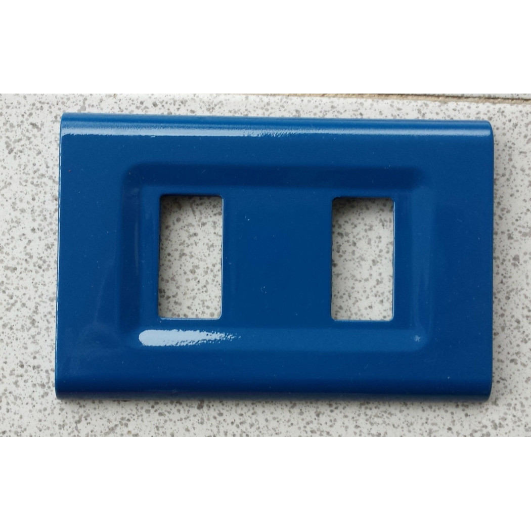foto del prodotto trade shop placchette placche in abs serie magic elite bticino compatibili color copriprese blu cielo 1 foro 