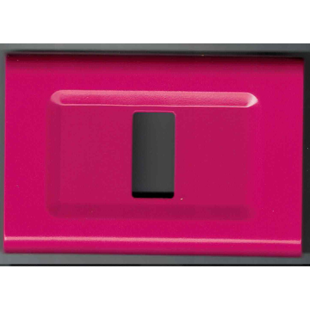 foto del prodotto trade shop placchette placche in abs serie magic elite bticino compatibili color copriprese fucsia 3 fori 