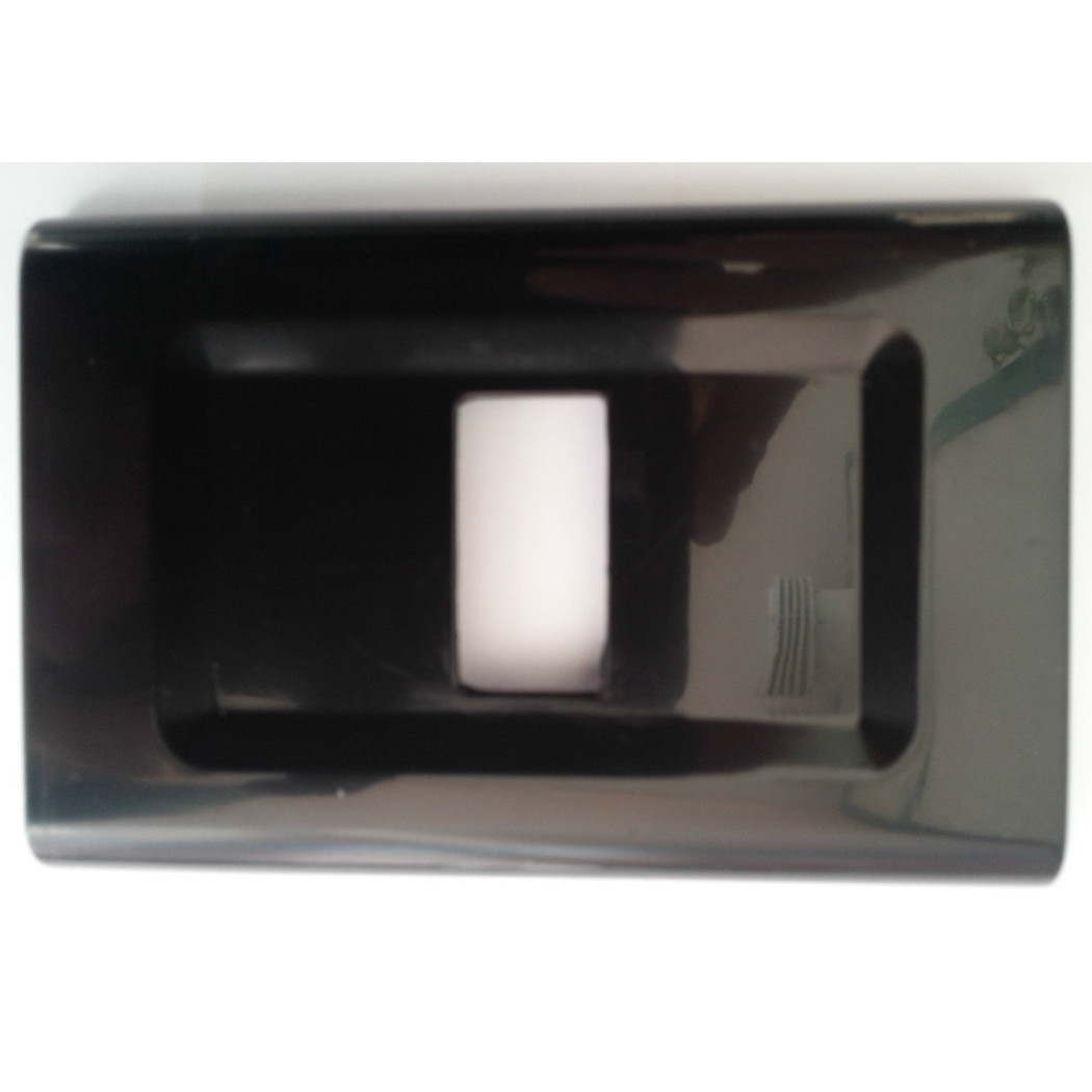 foto del prodotto trade shop placchette placche in abs serie magic elite bticino compatibili color copriprese nero 1 foro 