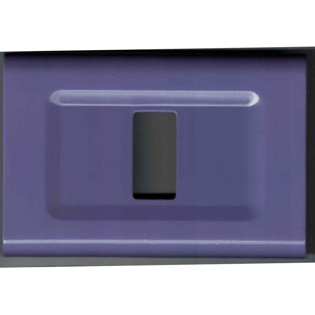 foto del prodotto trade shop placchette placche in abs serie magic elite bticino compatibili color copriprese viola 5 fori 