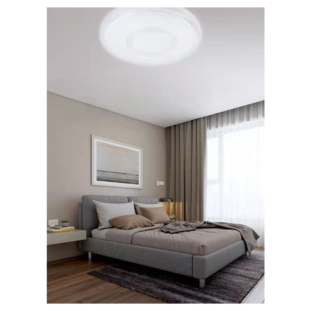 foto del prodotto trade shop plafoniera a soffitto 60w 4800lm design tondo luce fredda 6500k ip20 fst 50a68226 