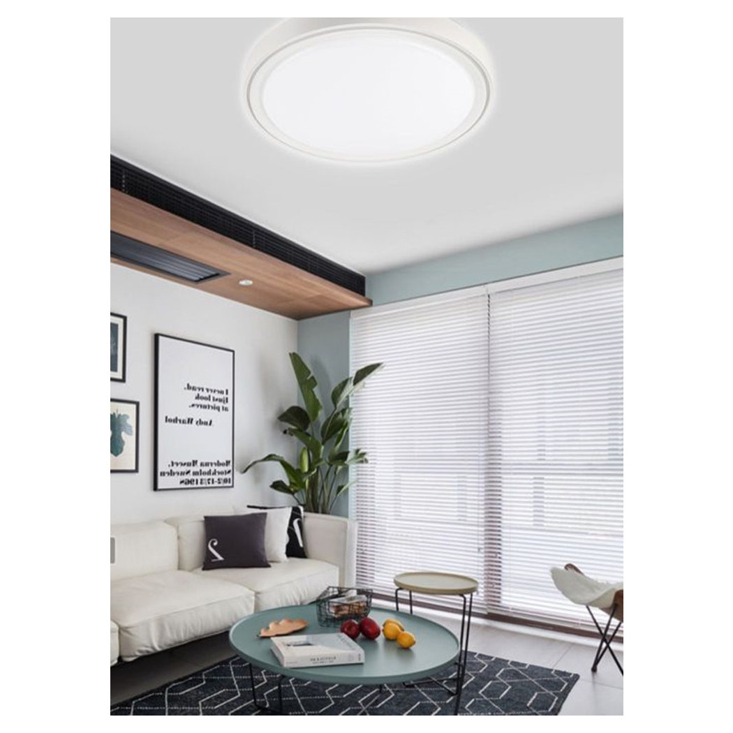 foto del prodotto trade shop - plafoniera da soffitto 45 w circolare luce fredda fst-40a29283 luce interna 40cm -