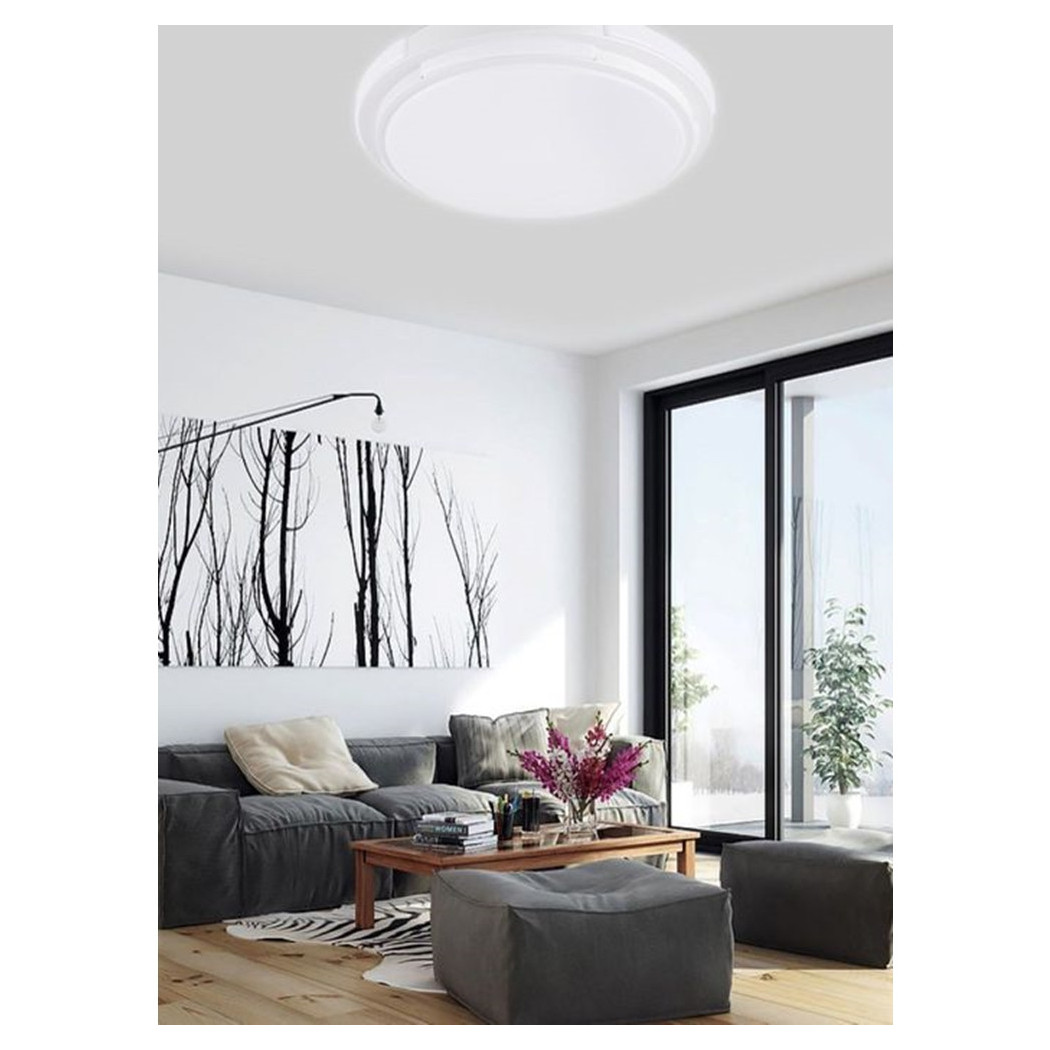 foto del prodotto trade shop plafoniera da soffitto interno 45 w rotondo sporgente luce fredda fst 40a62939 40cm 