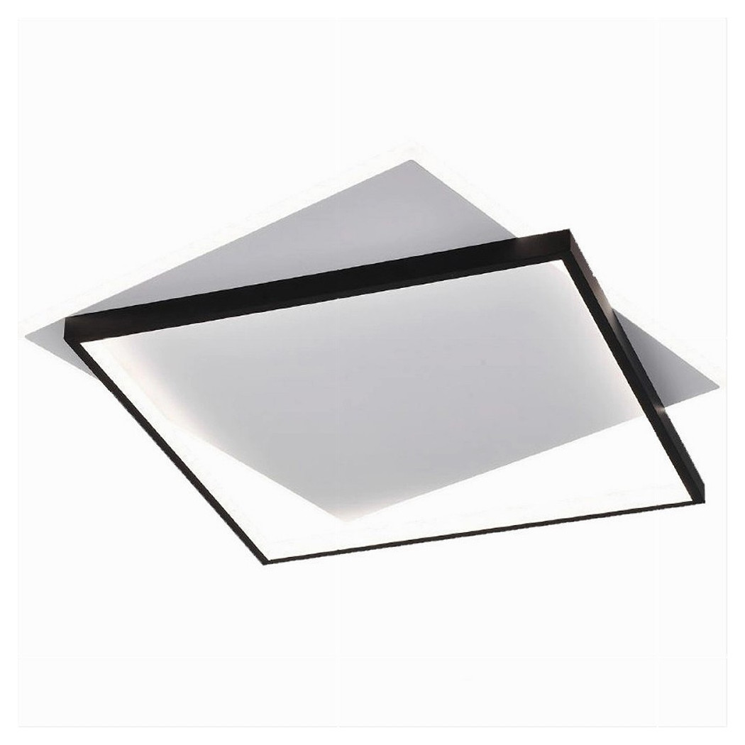 foto del prodotto trade shop plafoniera da soffitto quadrata 39 w lampada dimmerabile 3 colori di luce c57 3c 