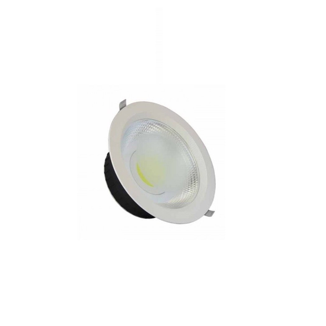 foto del prodotto trade shop plafoniera faretto cob led da incasso da 30w luce bianco freddo caldo bianco freddo 