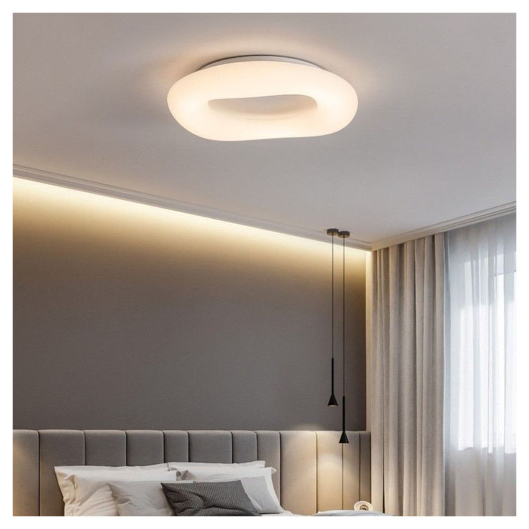 foto del prodotto trade shop plafoniera lampada da soffitto design a nuvola creativa lampadario moderno casa 
