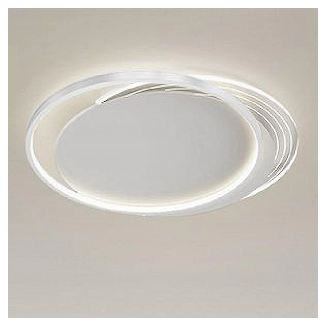 foto del prodotto trade shop plafoniera led 30 w cerchio bianco lampadario soffitto tondo luce naturale 70678 