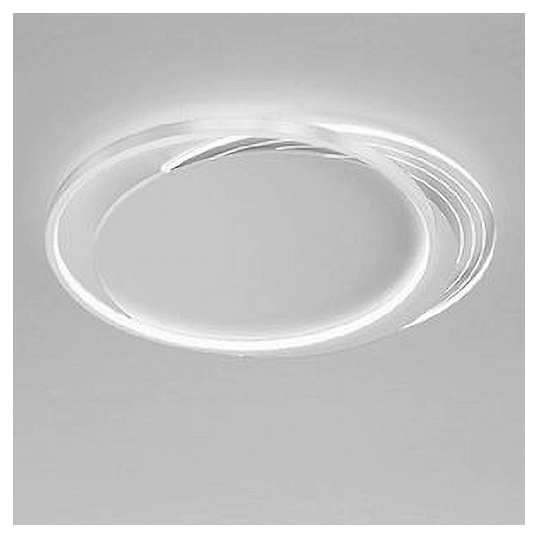 foto del prodotto trade shop plafoniera led 30watt cerchio bianco lampadario soffitto tondo luce fredda 70685 
