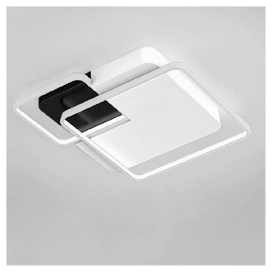 foto del prodotto trade shop plafoniera led 35 w 3 quadrati bianco nero lampadario soffitto luce fredda 70821 