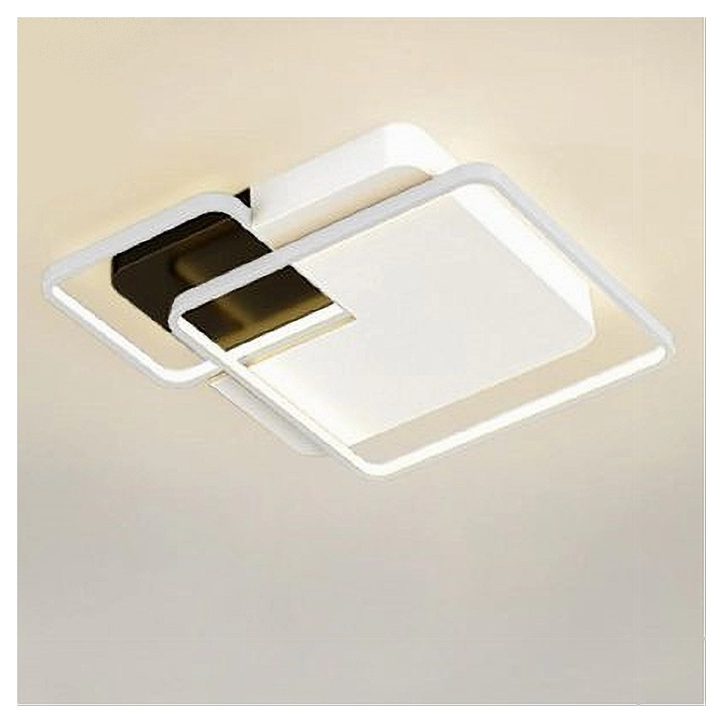 foto del prodotto trade shop plafoniera led 35w 3 quadrati bianco nero lampadario soffitto luce naturale 70814 