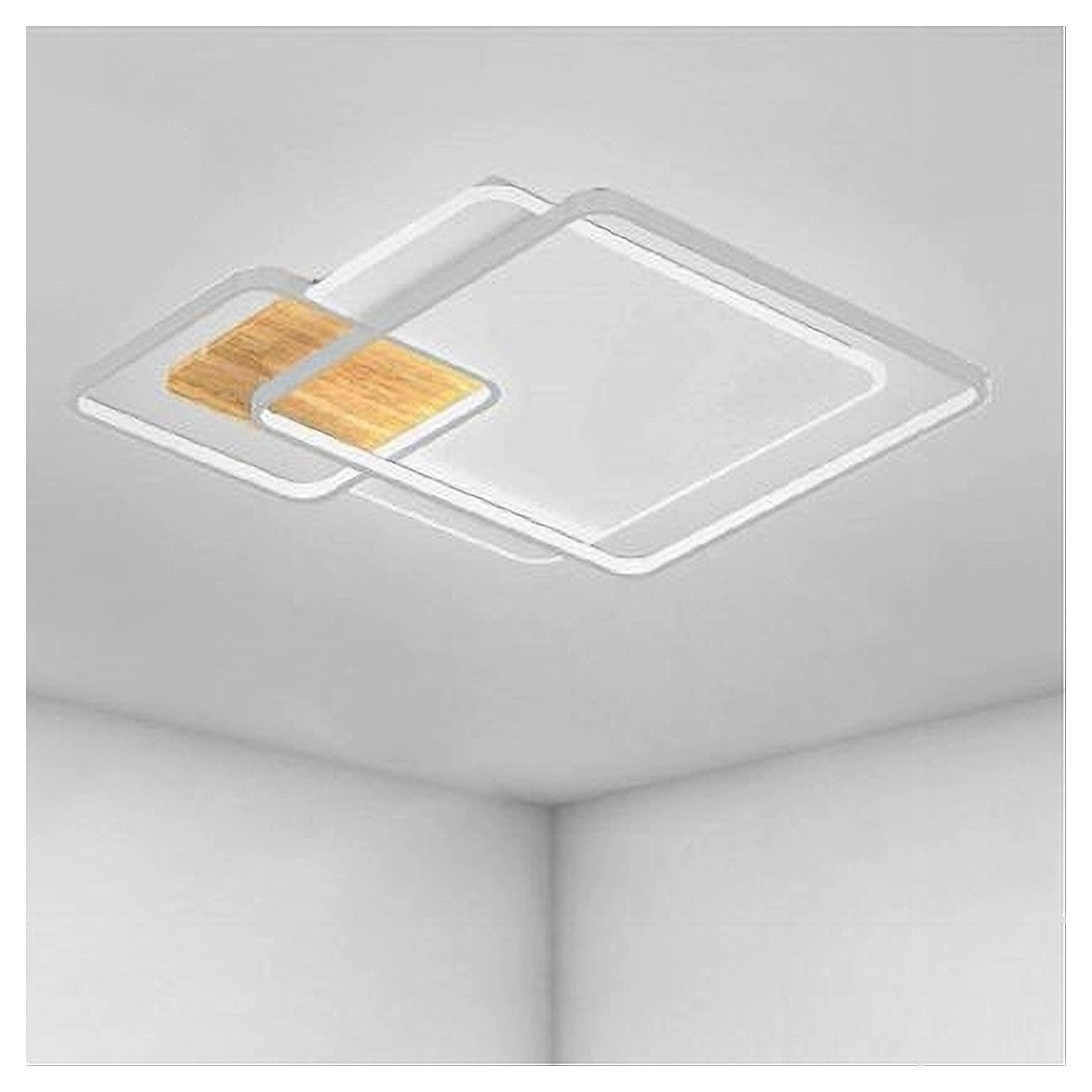 foto del prodotto trade shop plafoniera led 40w quadrati bianco lampadario soffitto moderno luce fredda 70869 