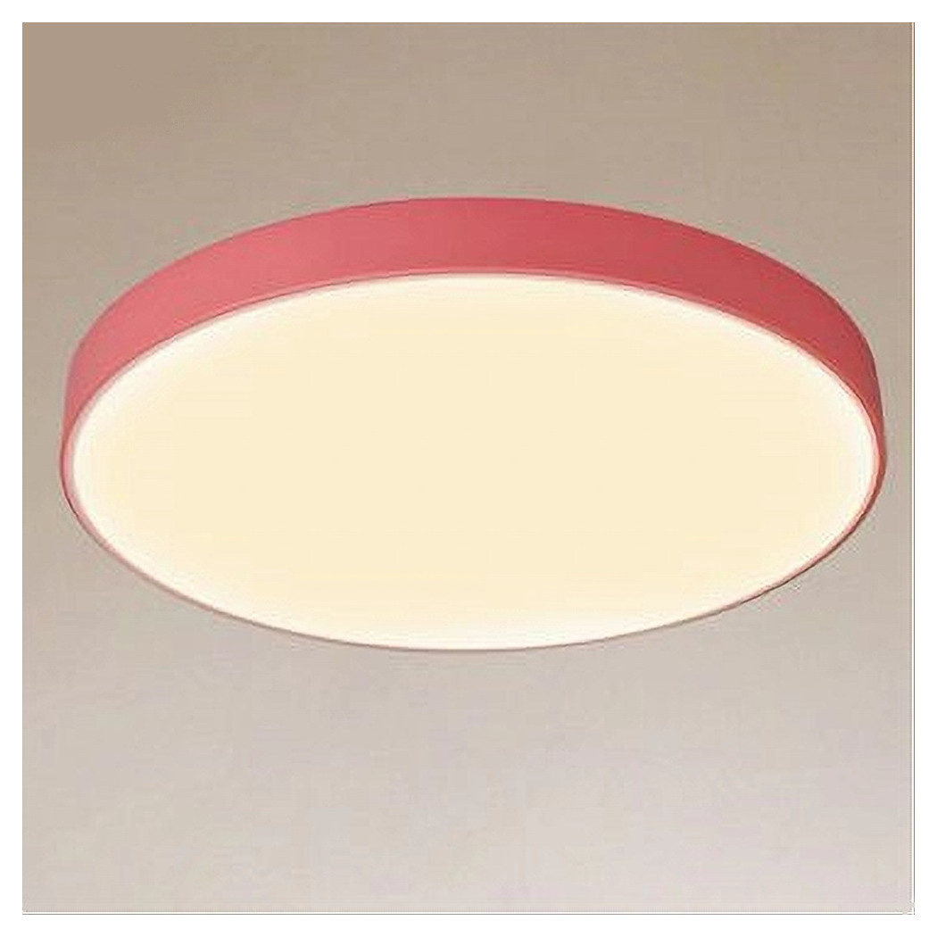 foto del prodotto trade shop plafoniera led 70 w rotonda lampada soffitto rosa lampadario luce naturale 02621 