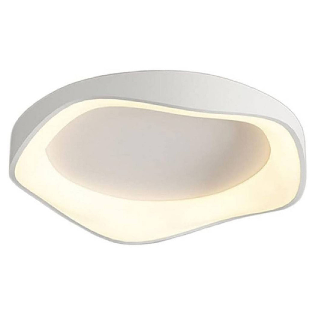 foto del prodotto trade shop plafoniera led a onda bianca 38 w ultra moderna tre colorazione di luce c53 b3c 