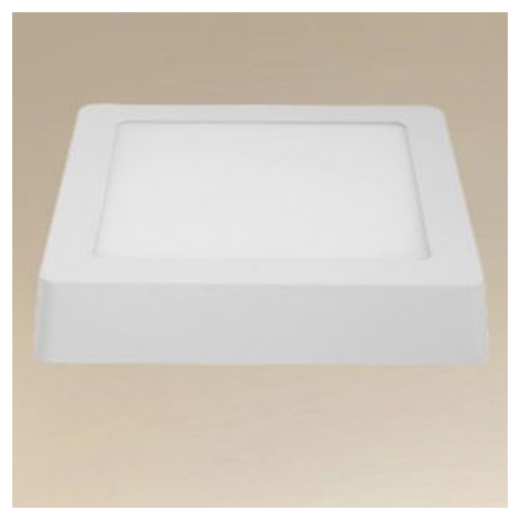 foto del prodotto trade shop plafoniera led da soffitto 12w luce 3000k 6500k parete quadrato con interruttore 00175 