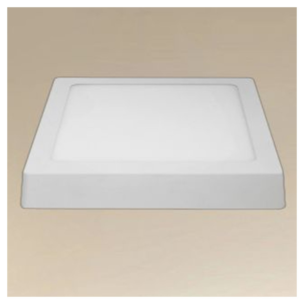 foto del prodotto trade shop plafoniera led da soffitto 18w luce 3000k 6500k parete quadrato con interruttore 00182 
