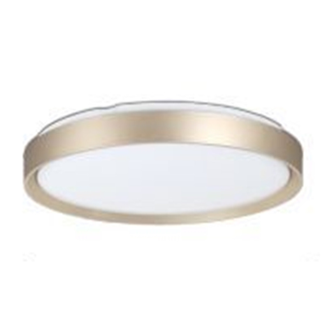 foto del prodotto trade shop plafoniera led da soffitto circolare 60w anello oro bianco luce fredda 6500k 77993 