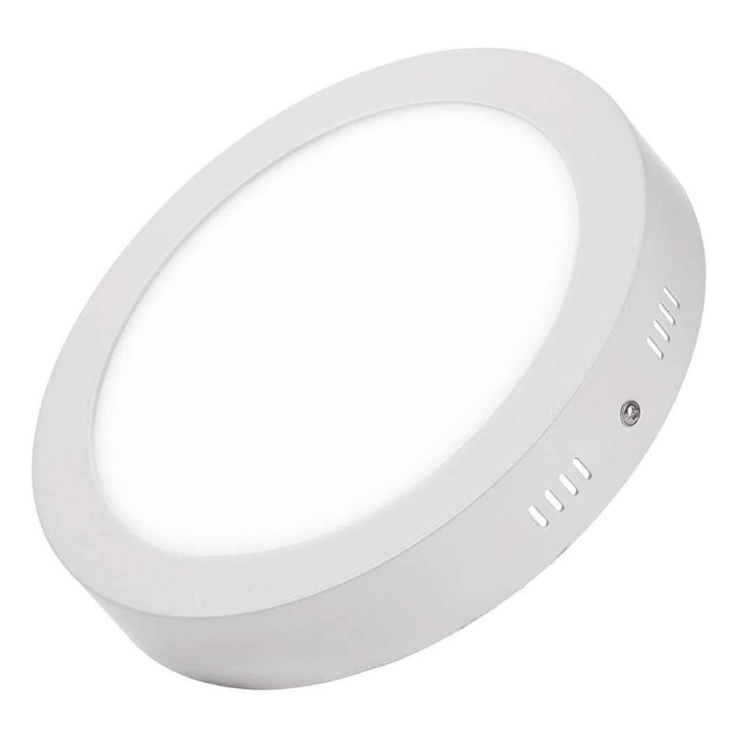 foto del prodotto trade shop plafoniera led soffitto lampade plafoniere da soffitto led 18w resa 200w bianco caldo tondo 
