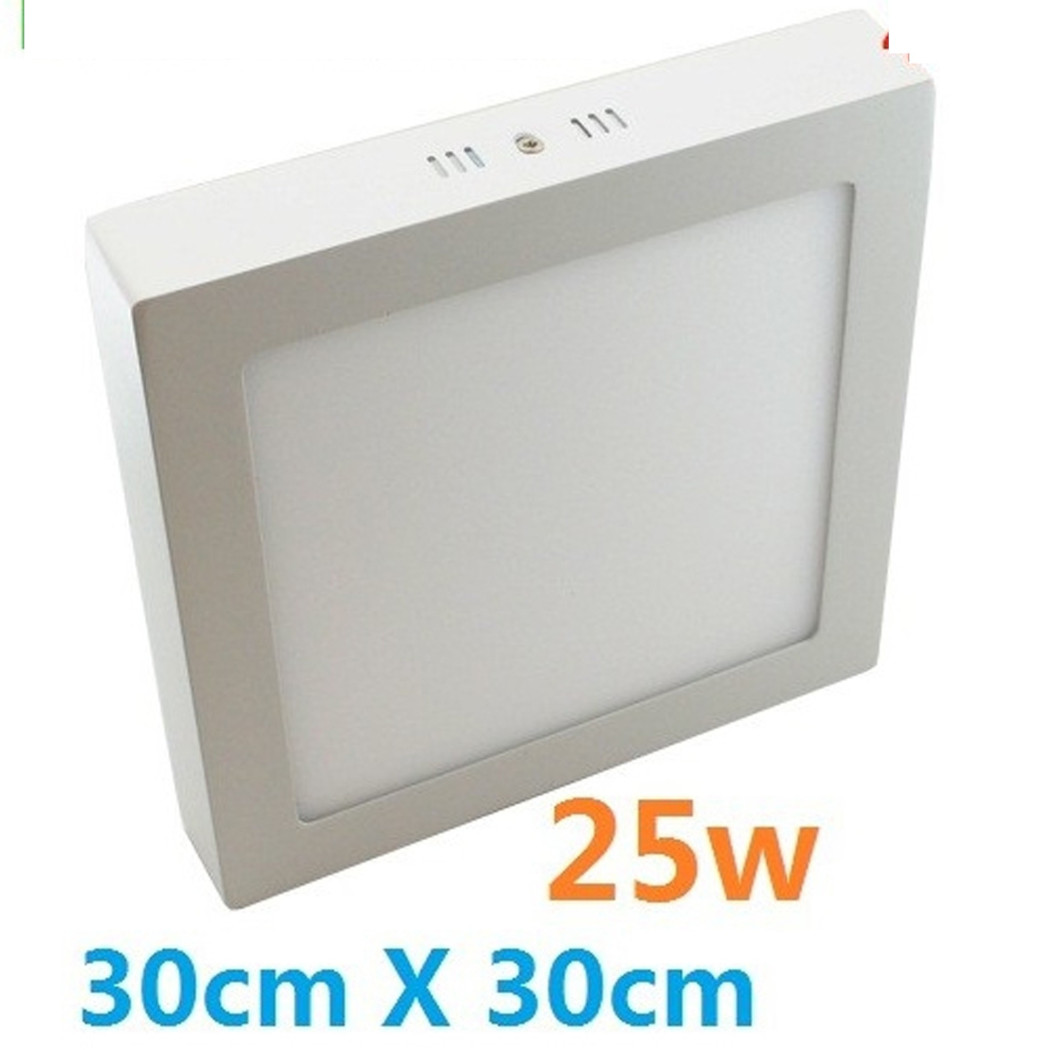 foto del prodotto trade shop plafoniera led soffitto lampade quadrato 150 led 25w resa 250w luce bianca bianco freddo quadrato 