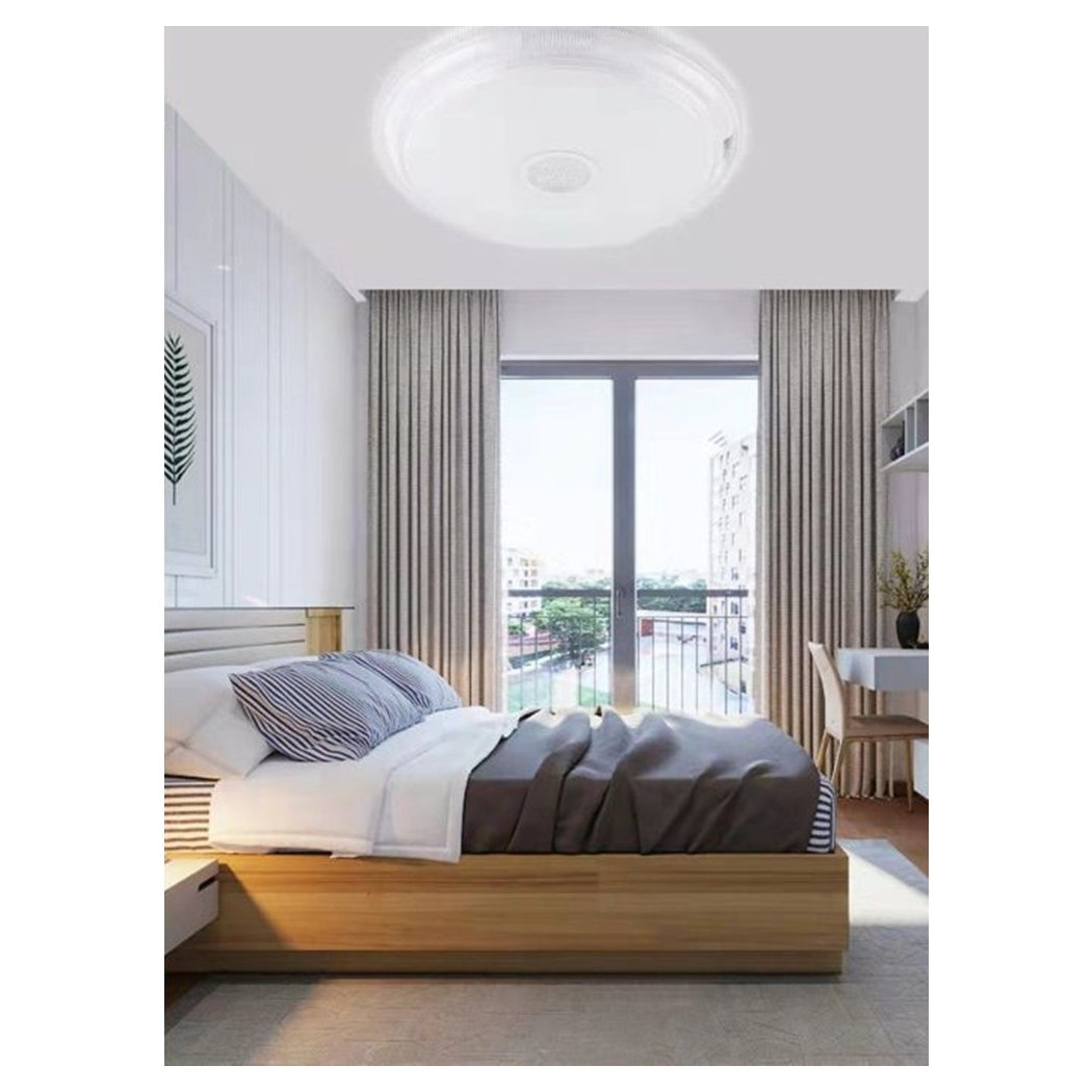 foto del prodotto trade shop plafoniera tonda da soffitto 45 watt 3600 lm luce fredda 6500k ip20 fst 40a26280 