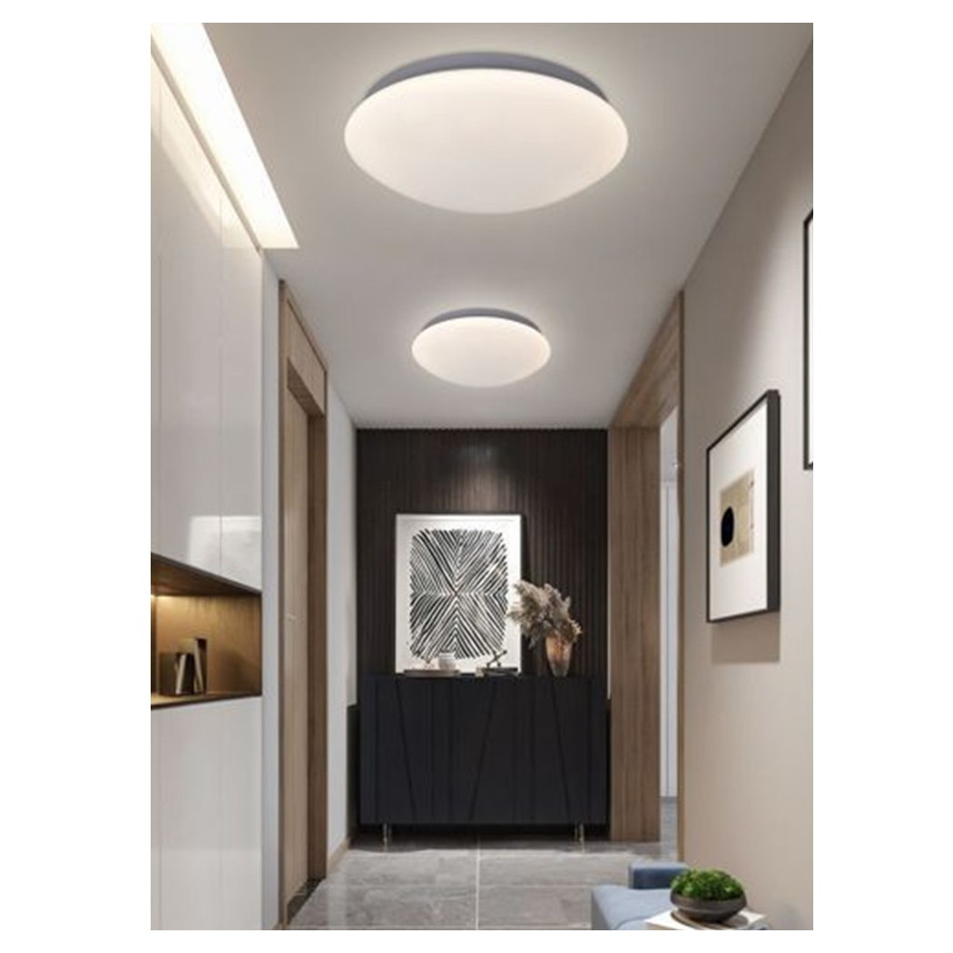 foto del prodotto trade shop plafoniera tonda soffitto 18w metallo plastica ip20 luce 6500k 4000k 3000k c01 18 bianco naturale 