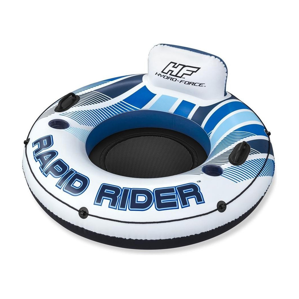 foto del prodotto trade shop poltrona galleggiante singola rapid rider mare hydro force ciambella 135cm 43116 