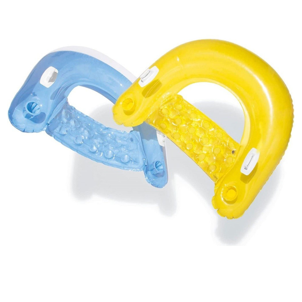 foto del prodotto trade shop poltrona gonfiabile per piscina aperta sit amp float materassino 147x99cm mare 58859 