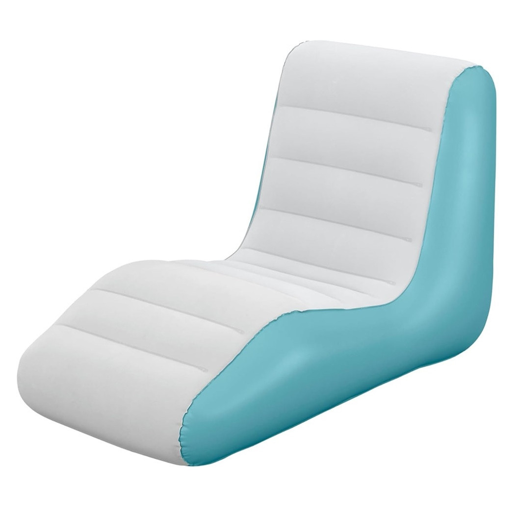 foto del prodotto trade shop poltrona lunga leisure luxe chaise longue gonfiabile design ergonomico 133x79x88cm 75127 