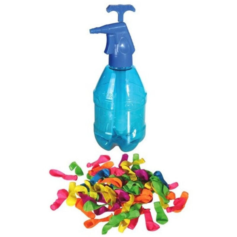foto del prodotto trade shop pompa 2 lt per gavettone bombe d 39 acqua con 250 palloncini inclusi party spiaggia 