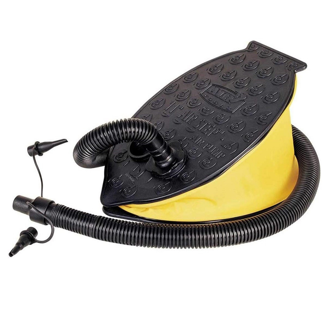 foto del prodotto trade shop pompa a piede 23x15 cm volume 800 cc gonfia sgonfia 3 adattatori plastica 62023 