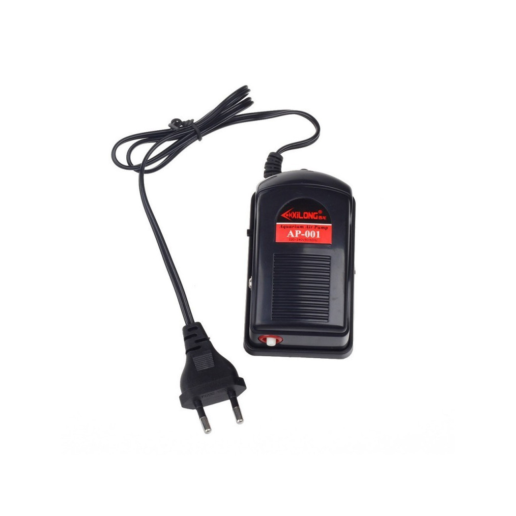 foto del prodotto trade shop pompa areatore aeratore 001 acquario 1 uscita 2w 1.5l pesci aria ossigenatore 