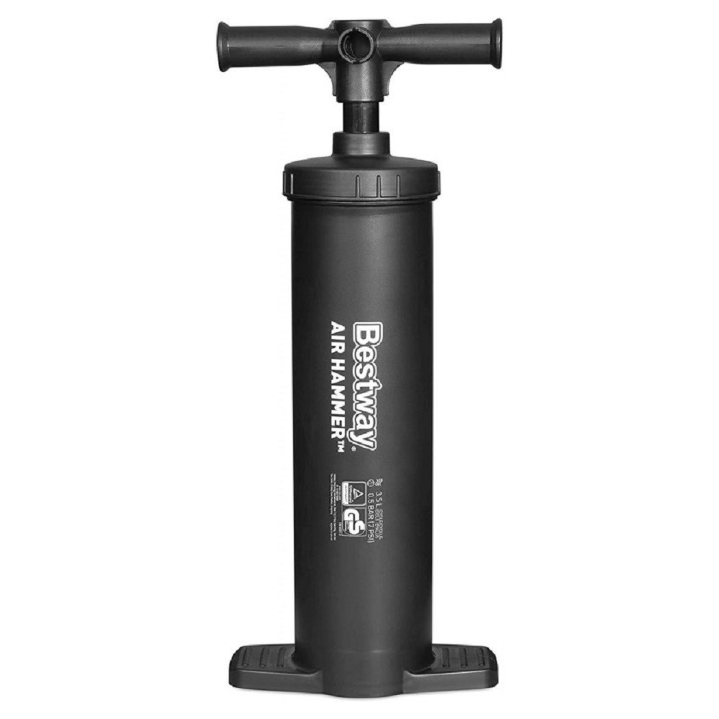 foto del prodotto trade shop pompa manuale air hammer multifunzione gonfia sgonfia volume 3.500 cc 48cm 62030 