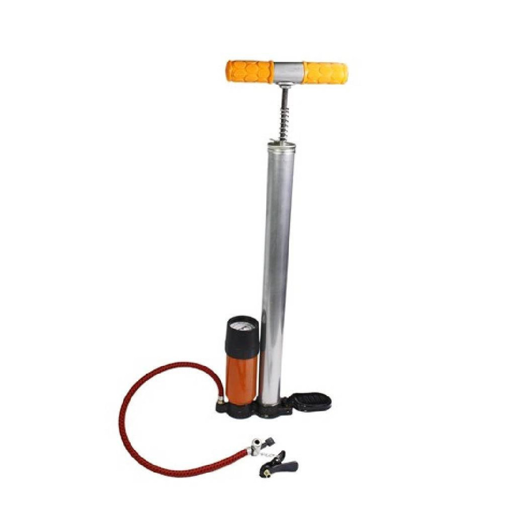 foto del prodotto trade shop pompa manuale gonfiatore 10 bar per gonfiare ruote bicicletta auto gonfiabili 