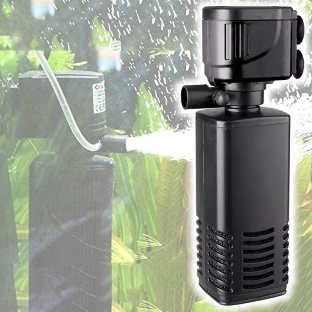 foto del prodotto trade shop pompa sommergibile per acquario riciclo acqua dolce salata 800l h 12 w ql 1000f 