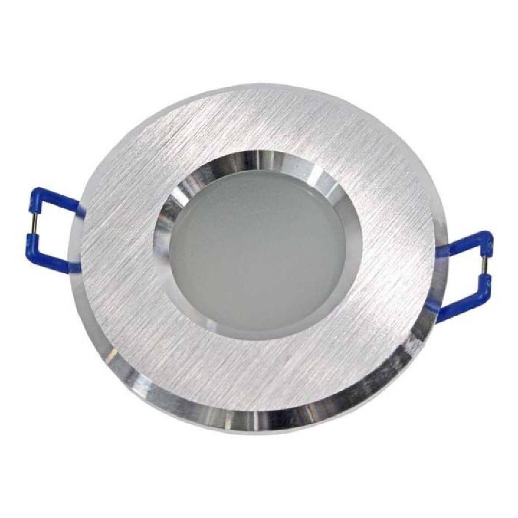 foto del prodotto trade shop porta faretto incasso per doccia impermeabile ip44 supporto faretti gu10 luci p4 grigio