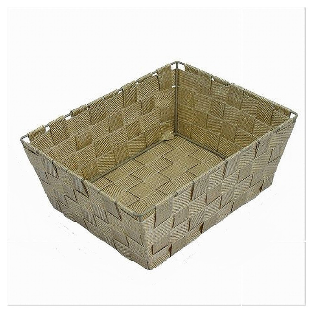 foto del prodotto trade shop porta oggetti organizer bagno camera cucina tessuto multiuso 28x22x10.5 cm 79125 