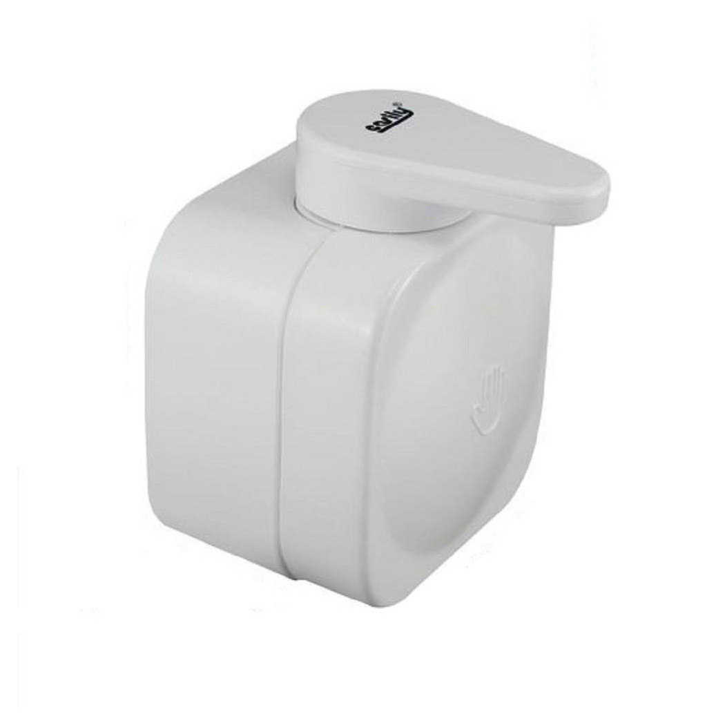 foto del prodotto trade shop porta sapone liquido dispenser a parete a ventosa bianco accessori bagno 59546 