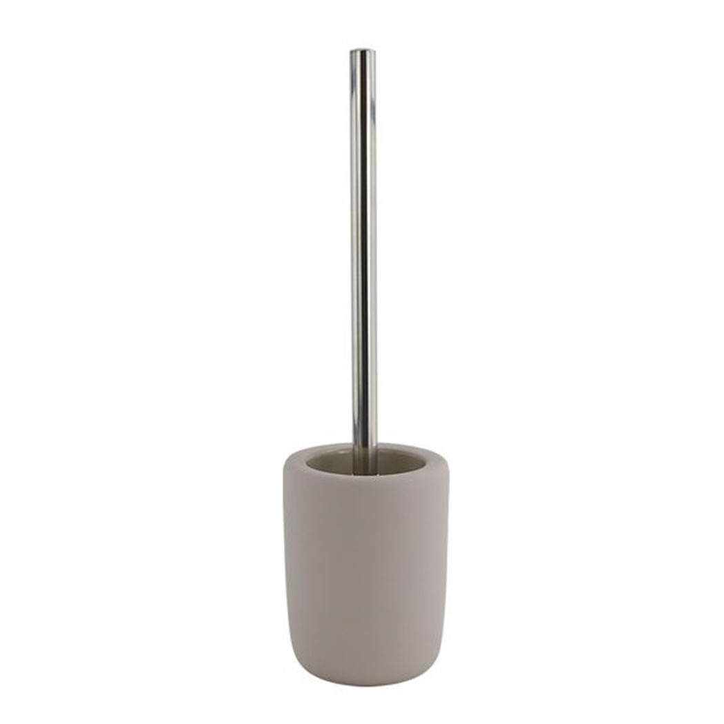 foto del prodotto trade shop porta scopino con scopettino wc d 39 appoggio arredo accessorio da bagno tortora 87816 