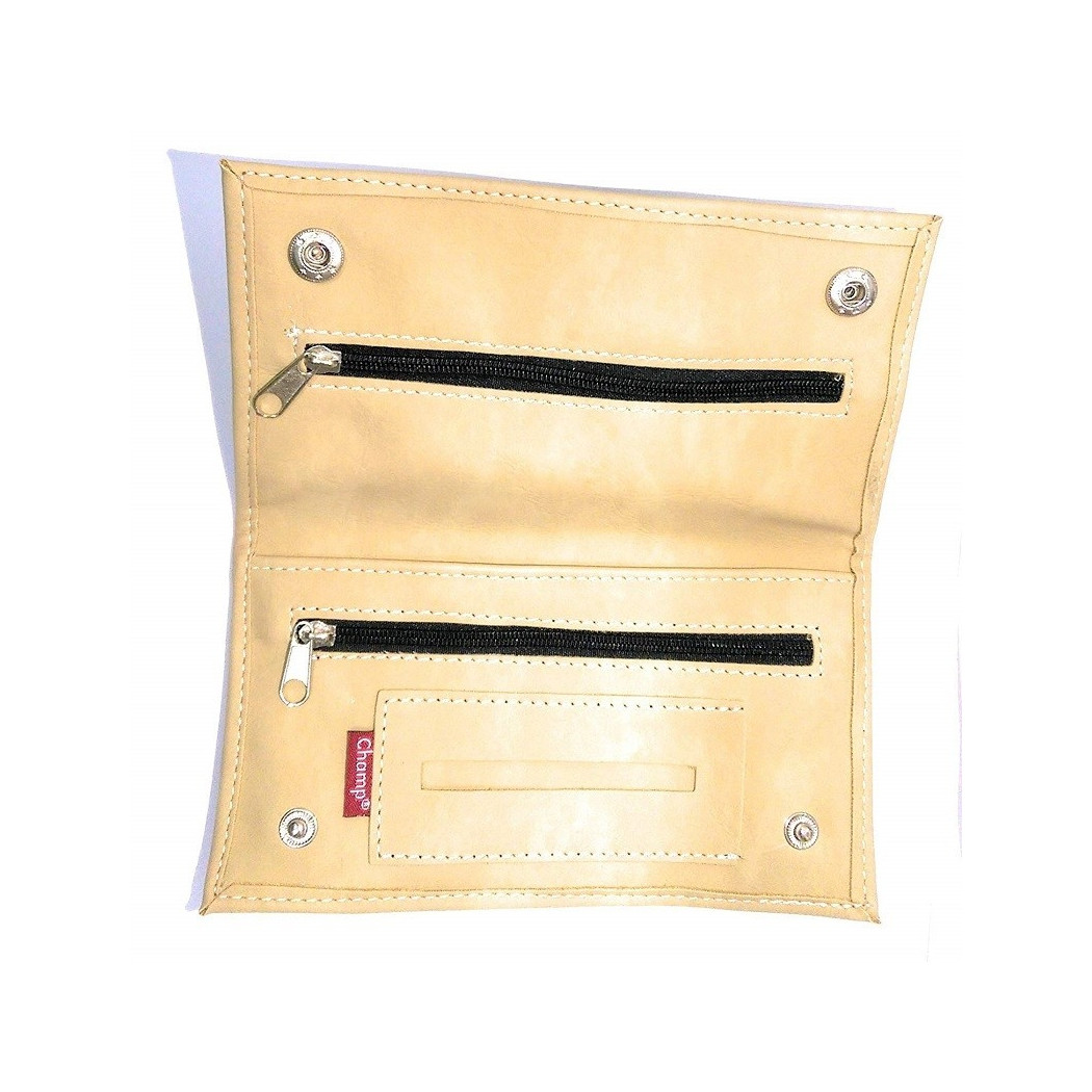 foto del prodotto trade shop porta tabacco astuccio pouch cartine filtri in ecopelle custodia borsello cuciture 