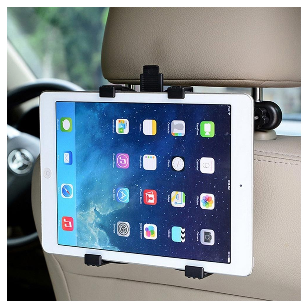 foto del prodotto trade shop porta tablet supporto per auto aggancio poggiatesta universale 24 28 regolabile 