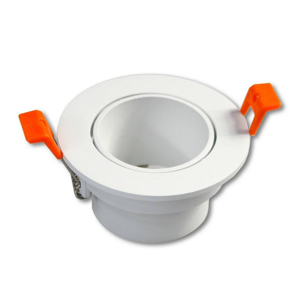 foto del prodotto trade shop portafaretto foro profondo incasso per faretto bianco illuminazione soffitto p22 