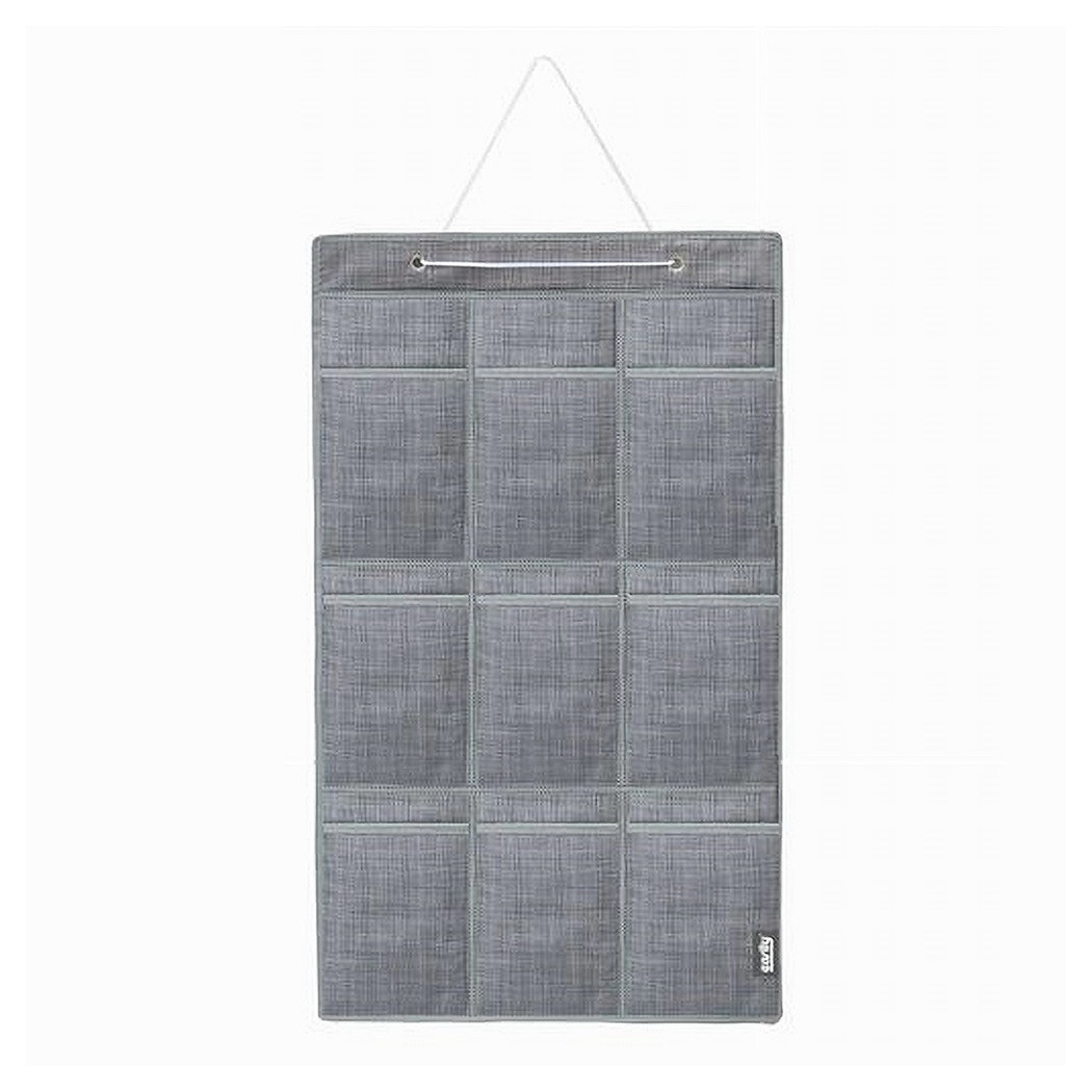 foto del prodotto trade shop portaoggetti organizer a sospensione 9 tasche tessuto bagno camera 45x78cm 69715 