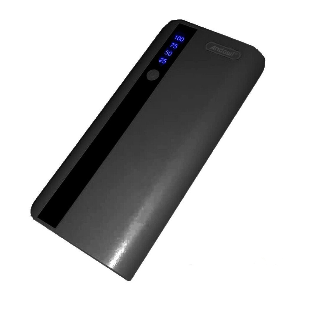 foto del prodotto trade shop power bank 10000mah carica batteria portatile 3 uscite usb per smartphone q t67 